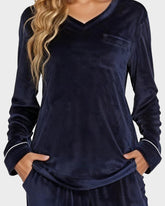 Cozy Velvet Lounge Pajama Set